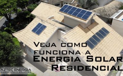 Veja como funciona a energia solar residencial