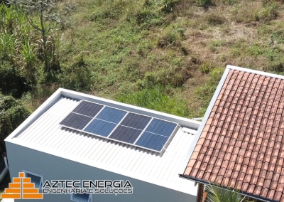 Instalação de Quatro Módulos de Energia Solar em Monte Alegre do Sul