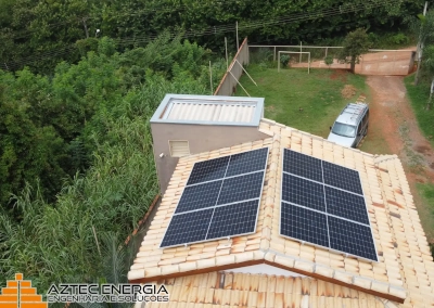 Energia Solar em Residência de Santo Antônio de Posse