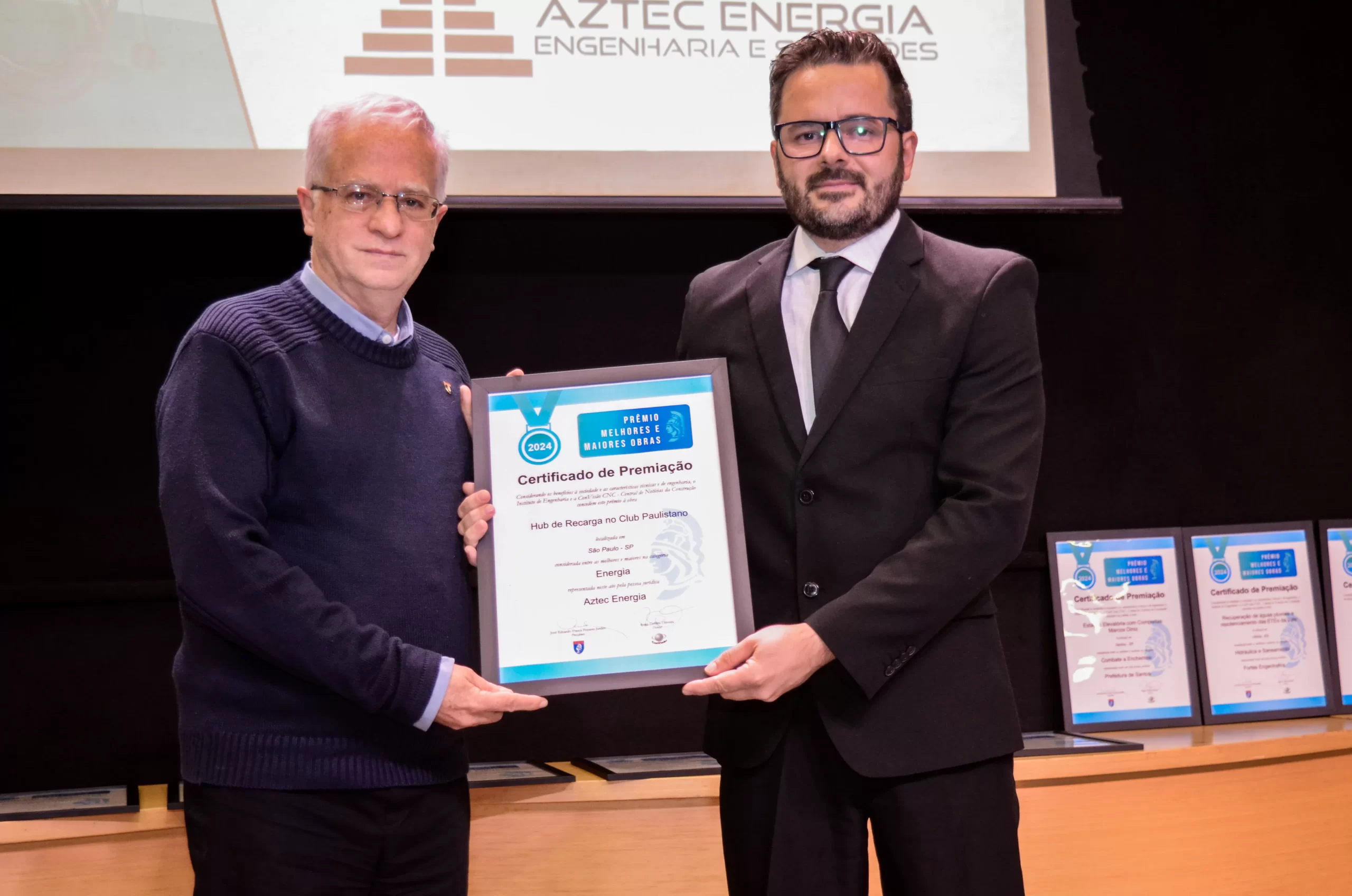 Prêmio Maiores e Melhores Obras da Aztec Energia.