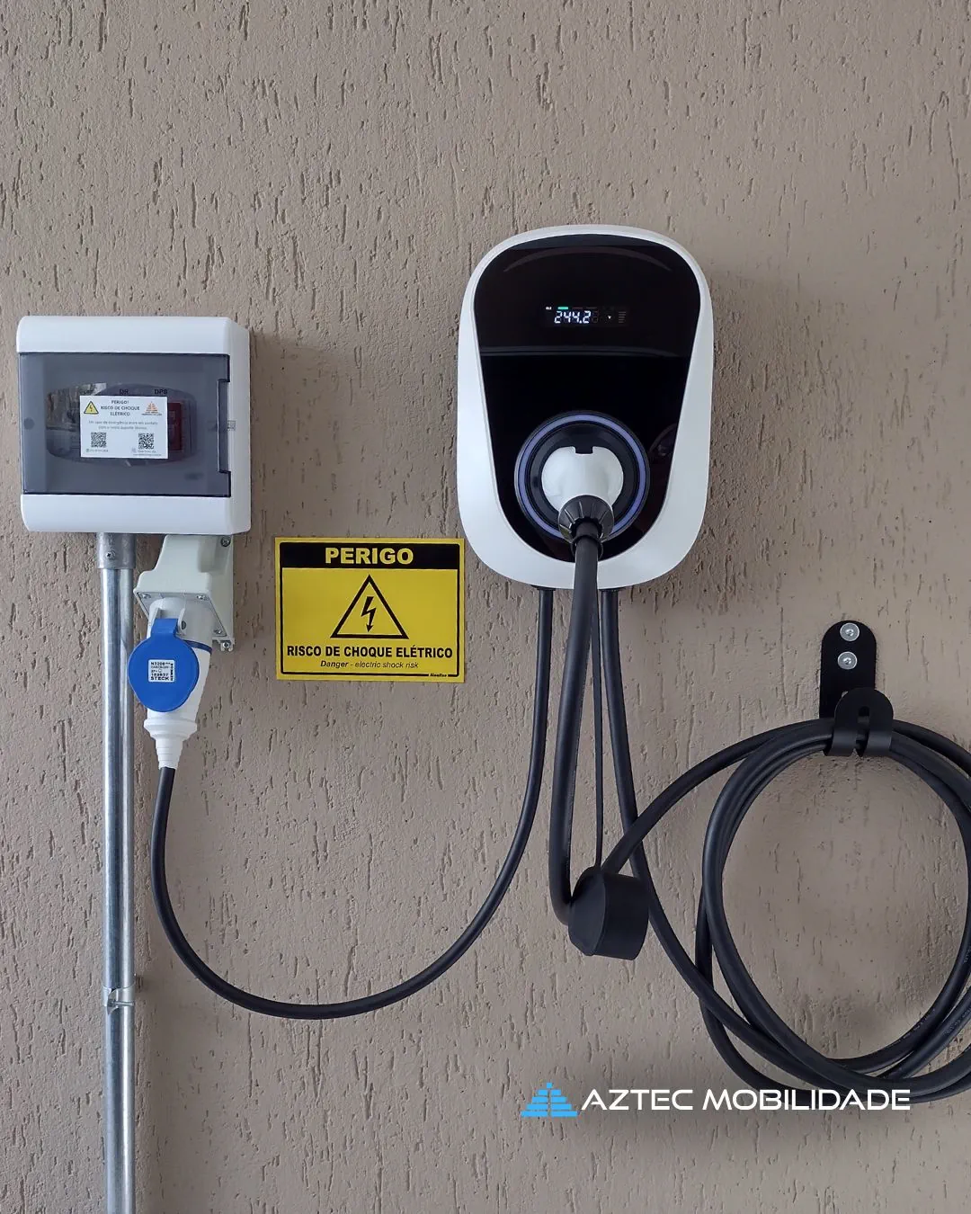 Instalação de Carregador Veicular Wallbox